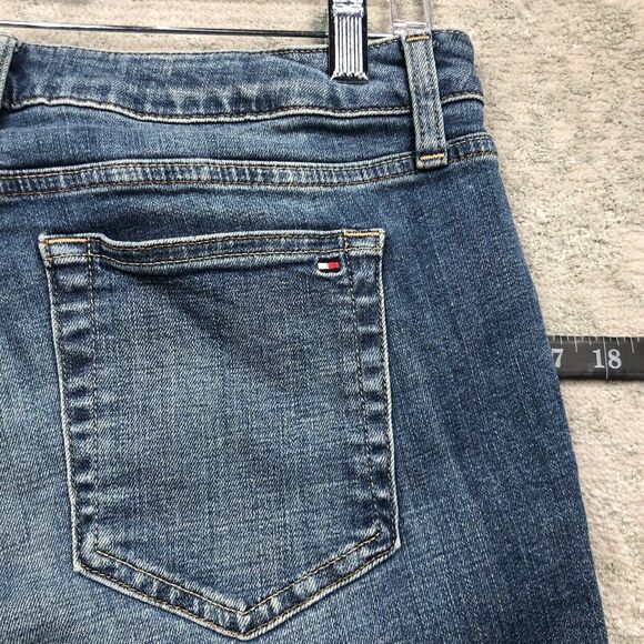 Tommy Hilfiger Jeans Women's Size 6 Blue Straight Loose Pants - Picture 7 of 14
